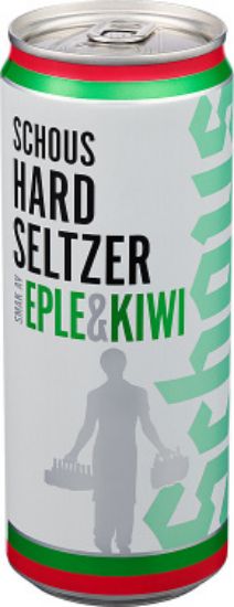 Picture of SCHOUS HARD SELTZER EPLE & KIWI 0.33L